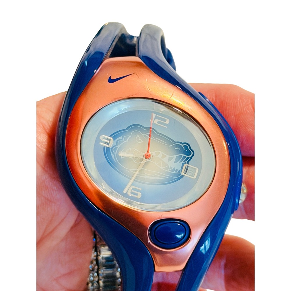 Nike‎ Team Florida Gators Watch Blue Orange WR0078 VG71-5080 NCAA Sports Mens